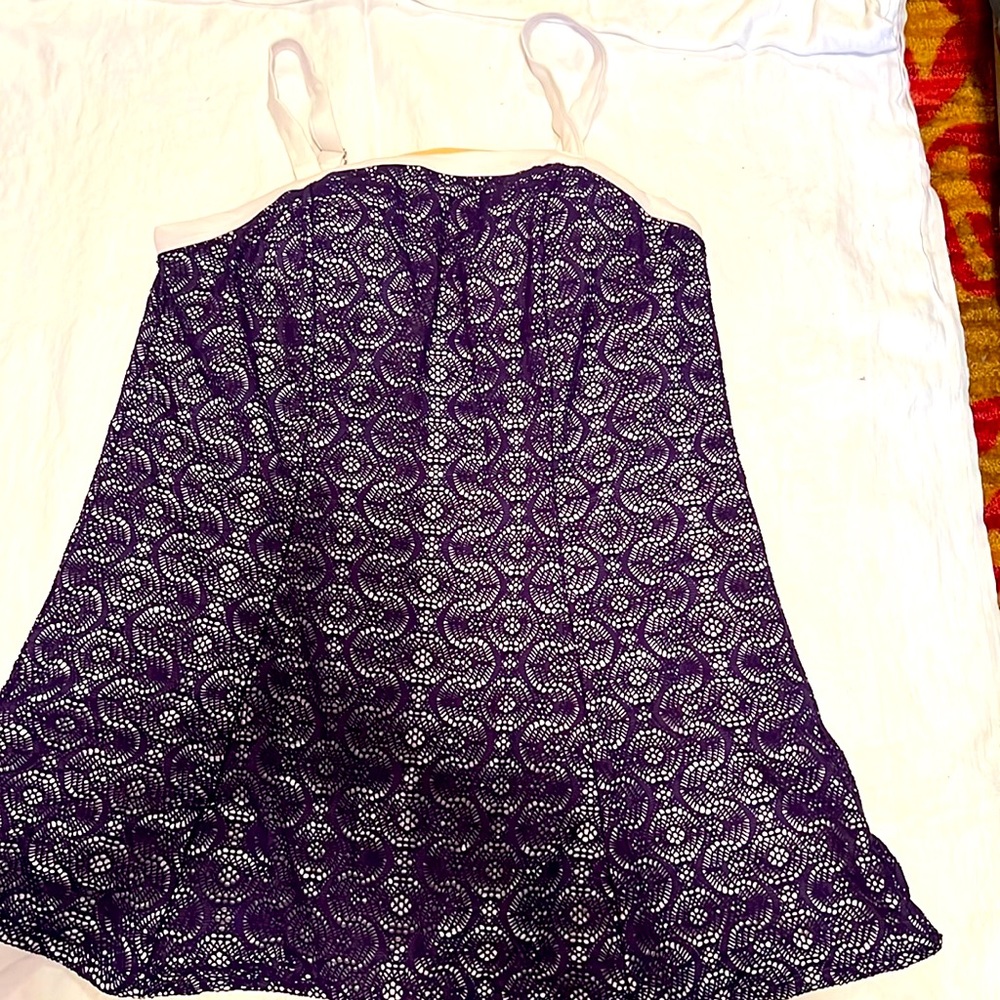 Swimsuits for All Purple Skirted Swimsuit